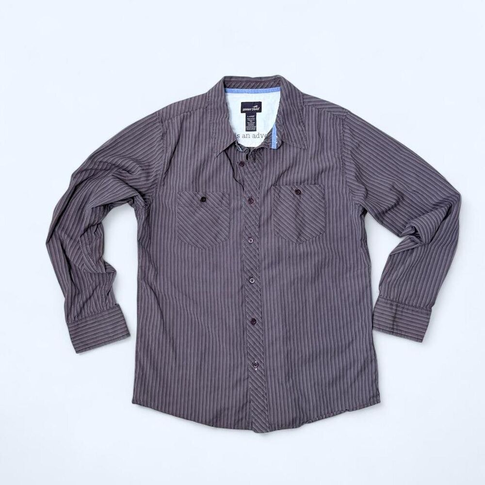 Horny-toad Men's Brown and Grey Shirt
